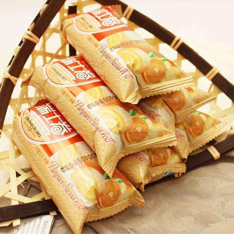盼盼 瑞士卷(香橙味)160g