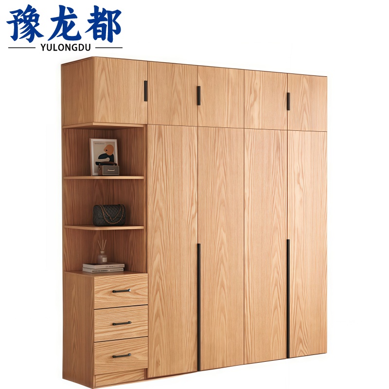 豫龙都 实木衣柜 2m 台