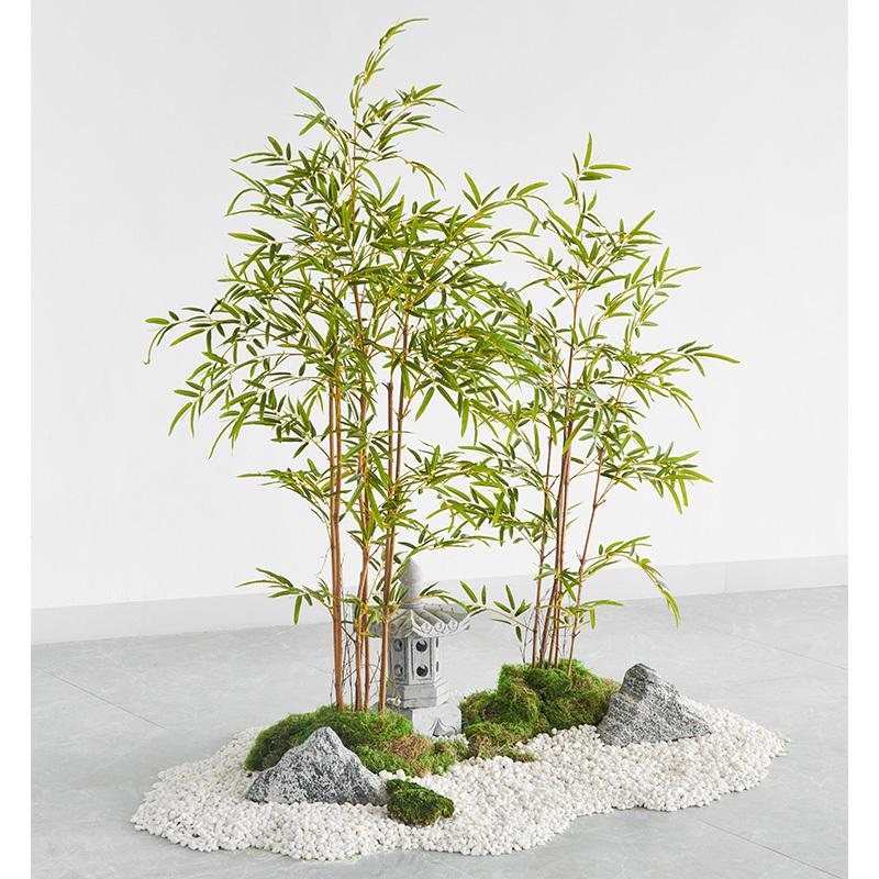 12米竹子5根仿真竹子室内装饰假竹子隔断屏风挡墙造景室外装饰竹盆栽