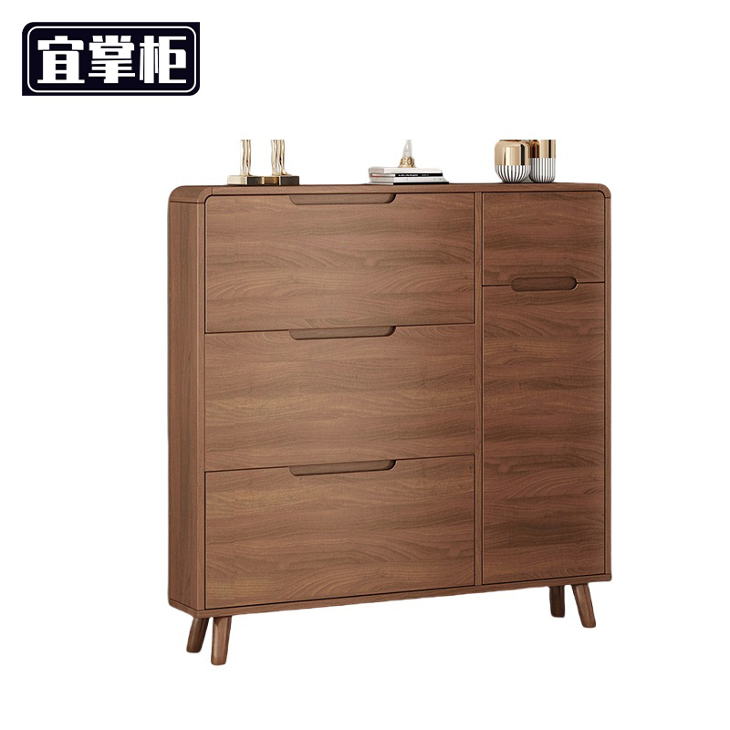 宜掌柜木鞋柜高清大图