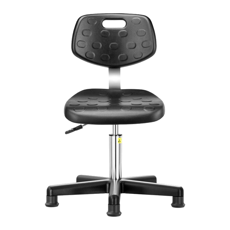 臻远ZY-7956防静电椅子车间流水线升降椅子 40-54cm黑尼龙脚脚杯款