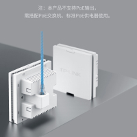 TP-LINK 1900M双频千兆无线AP面板86型墙壁式套装 全屋WiFi覆盖方案 四室二厅组网 6只千兆面板AP+9口千兆一体化路由器 智能家居大户型复式别墅酒店家庭用办公组网