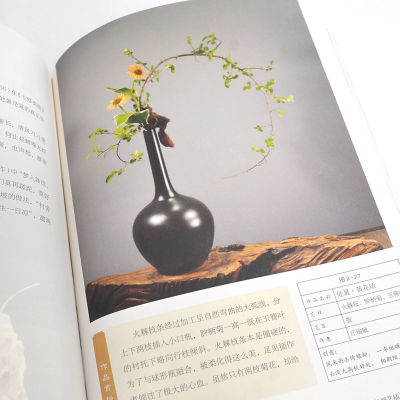 [正版]禅花与节气节日 插花艺术与格律诗词结合的中国传统插花二十四节气岁时文化 禅艺插花生活指导 中式传统插花艺创作欣赏高清大图