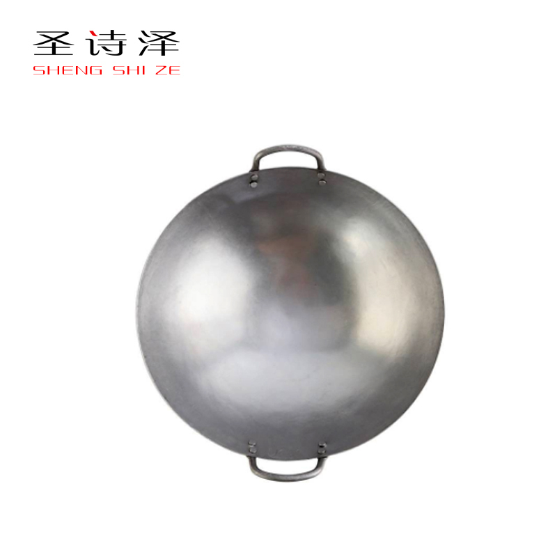 圣诗泽 双耳大铁锅 加厚38cm 1个