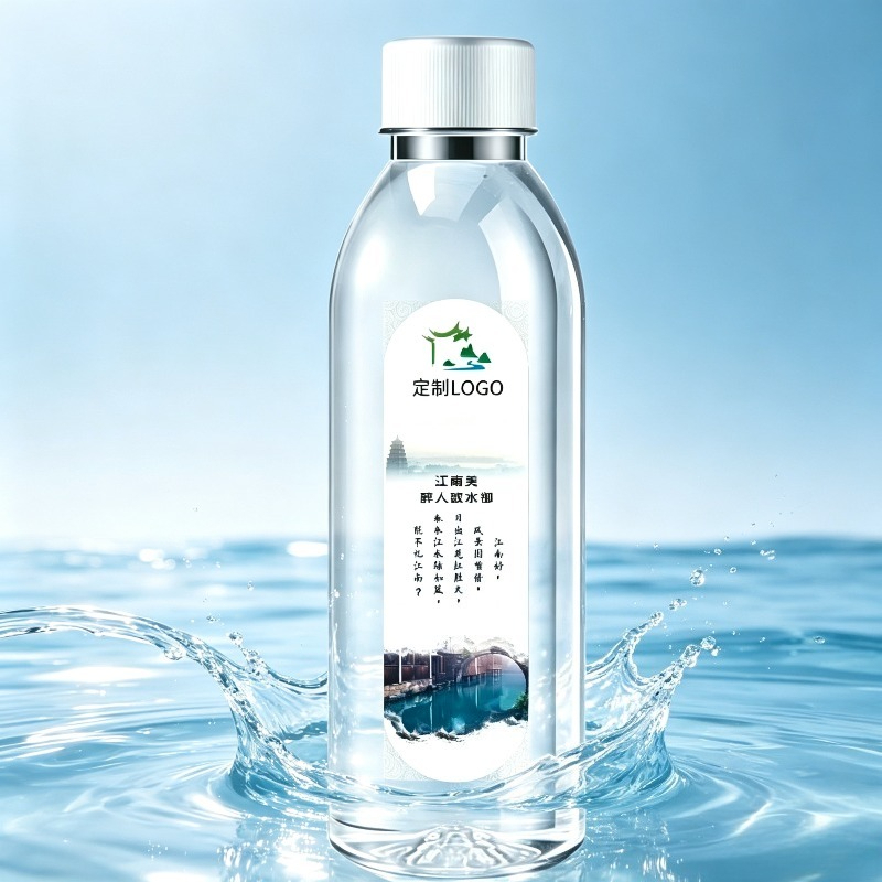 矿泉水350ml1瓶定制logo 24瓶/箱 50箱起订高清大图