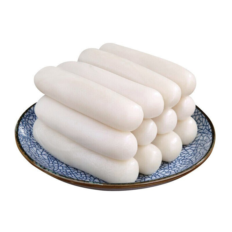 楼茂记水磨年糕500g中华老字号手工白年糕条部队火锅年糕块糍粑块麻糍