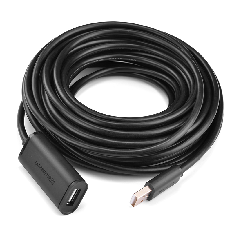 USB2.0公对母信号放大延长线10323 USB数据连接线 15米
