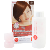 美源(MEIYUAN)丝质护发染发霜 8B奶茶色(日本美源染发剂 健康遮盖白发染发膏)