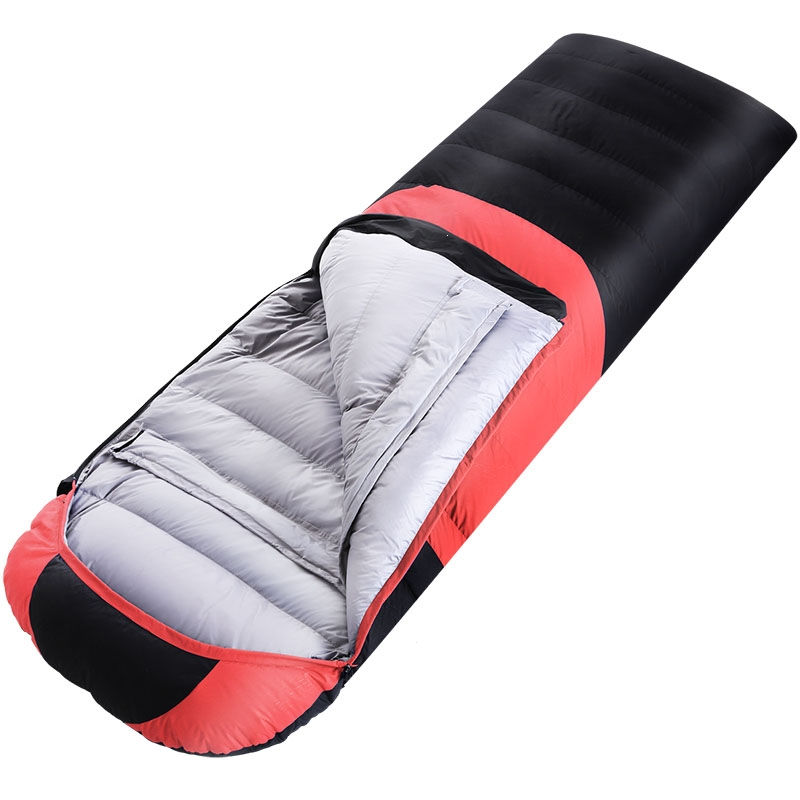 闪电客羽绒睡袋大人户外露营旅行室内冬季加厚鸭绒零下30度保暖防寒