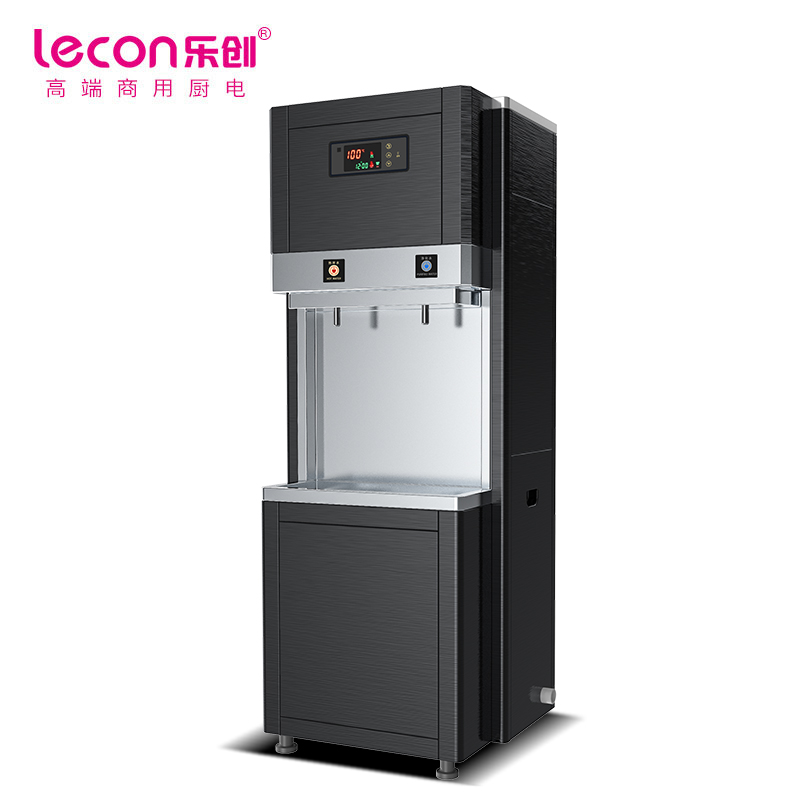 乐创 (lecon)商用直饮机 90L不锈钢开水器 RO反渗透五级过滤饮水机 一开一净/两开 LC-J-BH902