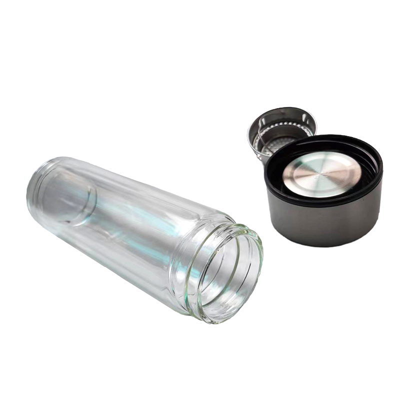 兰雅昀 泡茶玻璃杯 双层隔热300ml 个高清大图