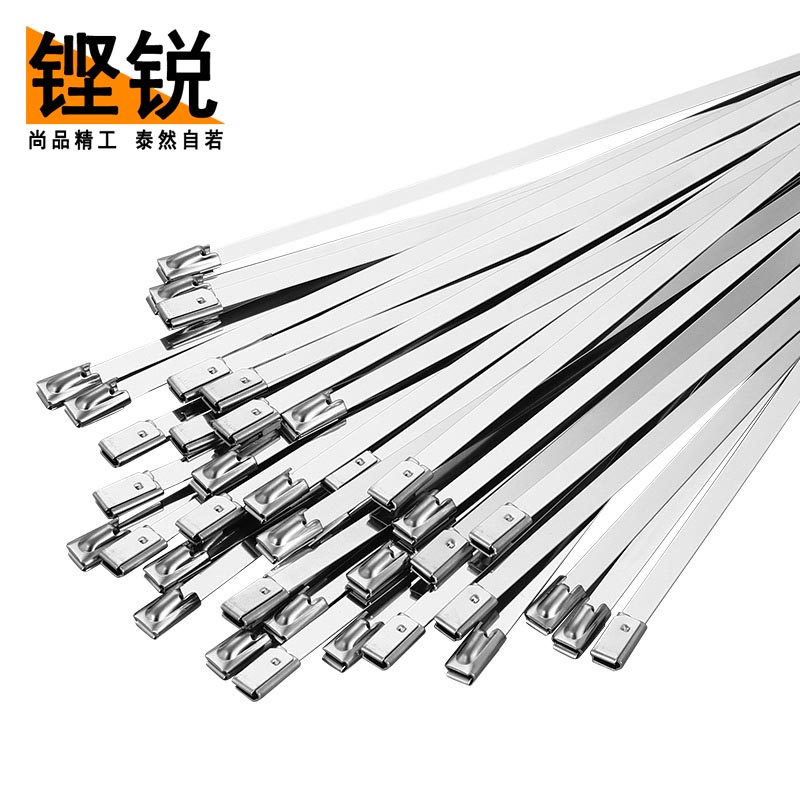 铿锐 不锈钢扎带 自锁式扎带高清大图