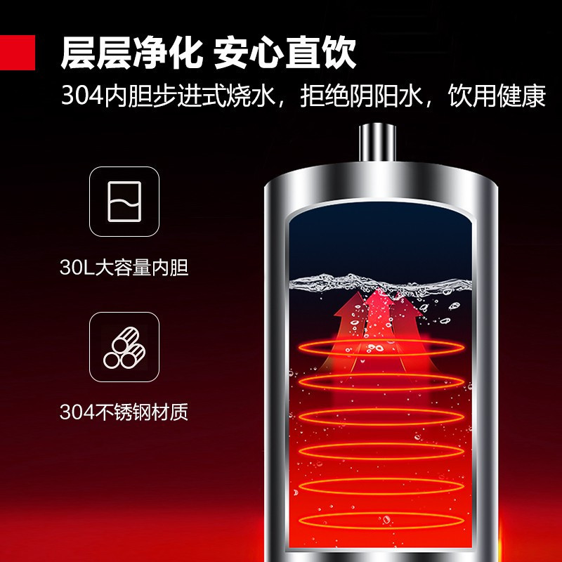 德玛仕DEMASHI商用直饮水机学校烧水机用开水器不锈钢直饮机商用净水器 ML-2GA/KS-30LG-2Z
