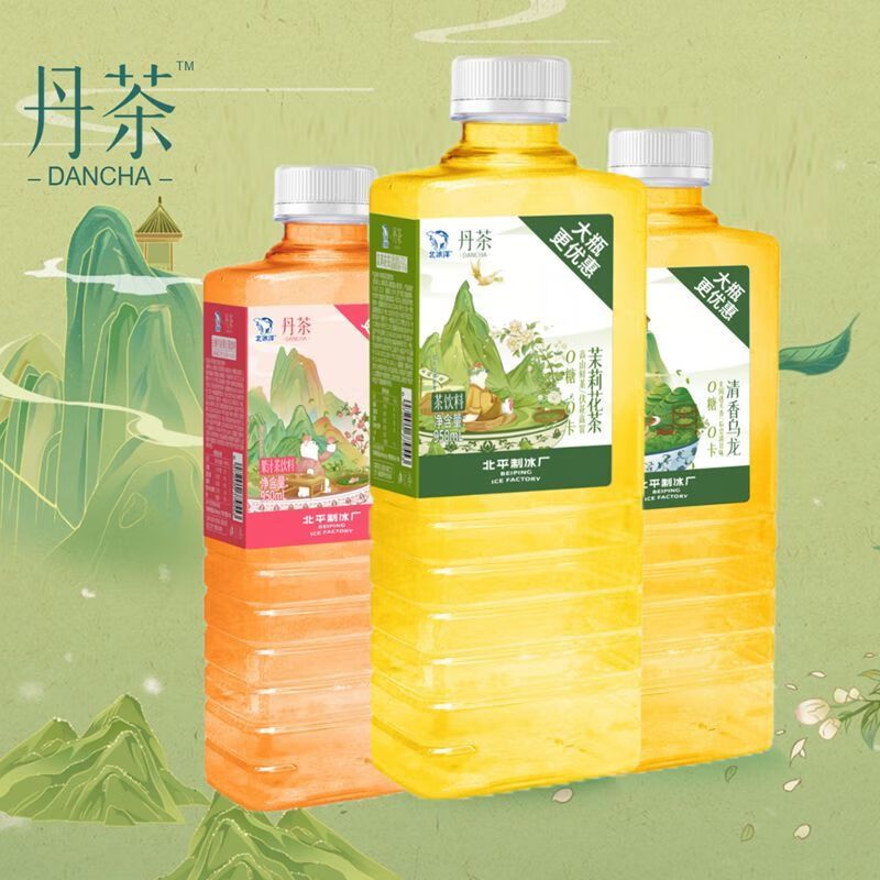 北冰洋 丹茶清香乌龙茶950ml×8瓶