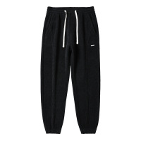 冬季裤子男百搭帅气潮流男裤内里加绒品质舒适束脚休闲九分裤男款