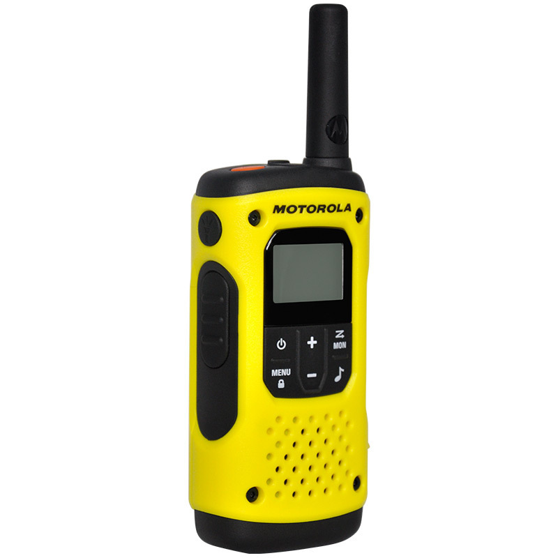 摩托罗拉(MOTOROLA)T92【两只装】公众对讲机旅行防水可浮在水面的防汛对讲机 免执照无线手持手台 黄色