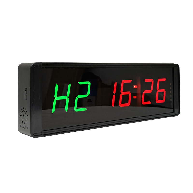 智会兴循环计时器比赛专用crossfit电子秒表 3英寸绿色[插电款]