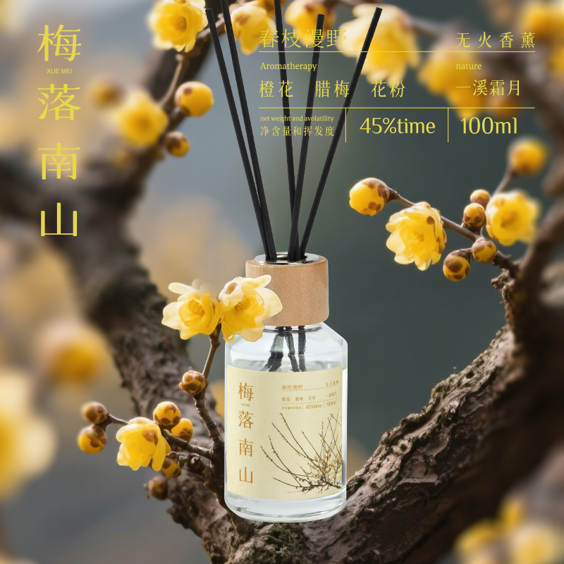 春枝漫野香悦套装TZ-003(颈椎按摩仪*1+无火香薰*1)舒缓放松轻奢礼盒居家办公两用植萃香薰高清大图