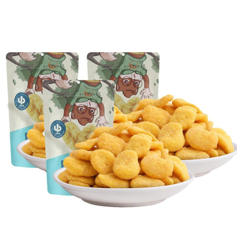 三只松鼠蟹香蚕豆中袋装205g3袋