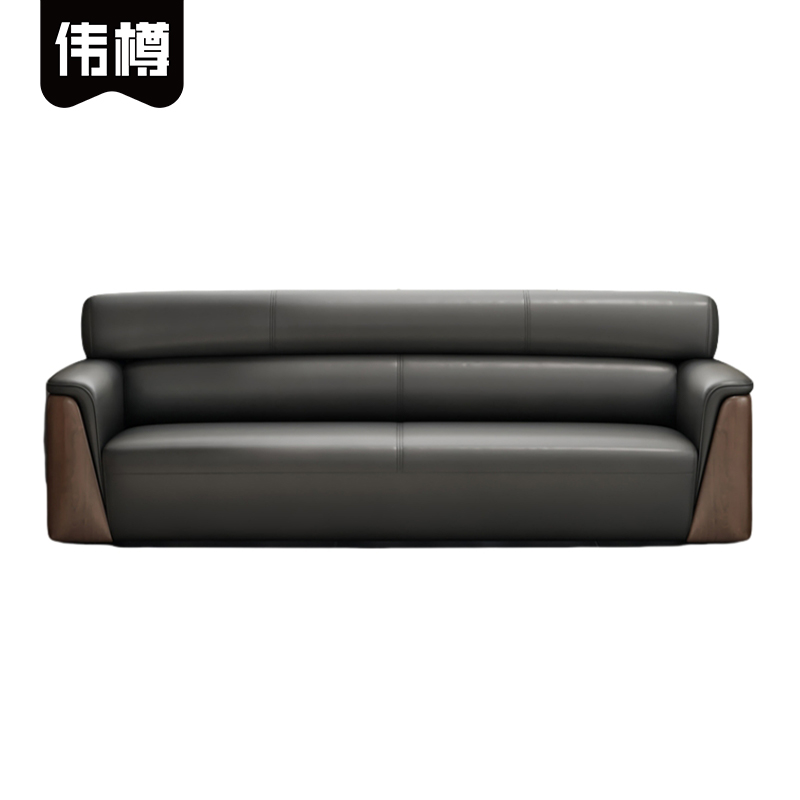 伟樽办公沙发三人位1900*810*850mm张高清大图