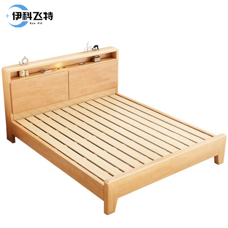 伊科飞特木质床不带软包高清大图