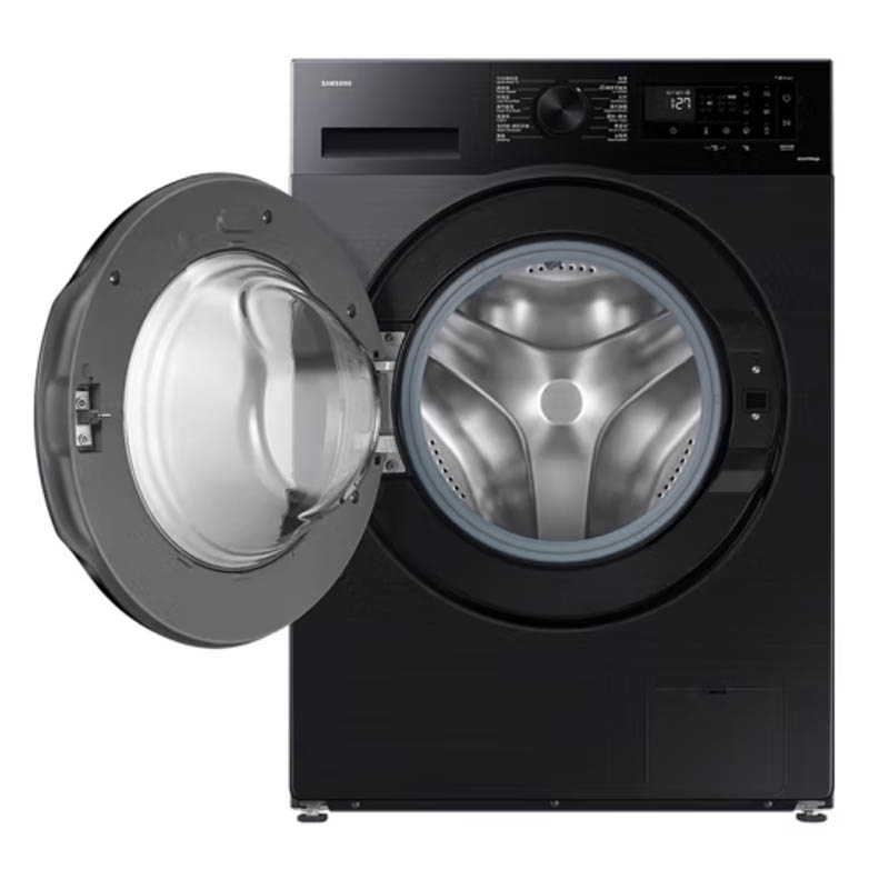 三星(SAMSUNG)滚筒洗衣机 全自动洗烘一体机AI神超薄 12公斤蒸汽除菌洗衣机WD12DG5B14BBSC 星耀黑高清大图