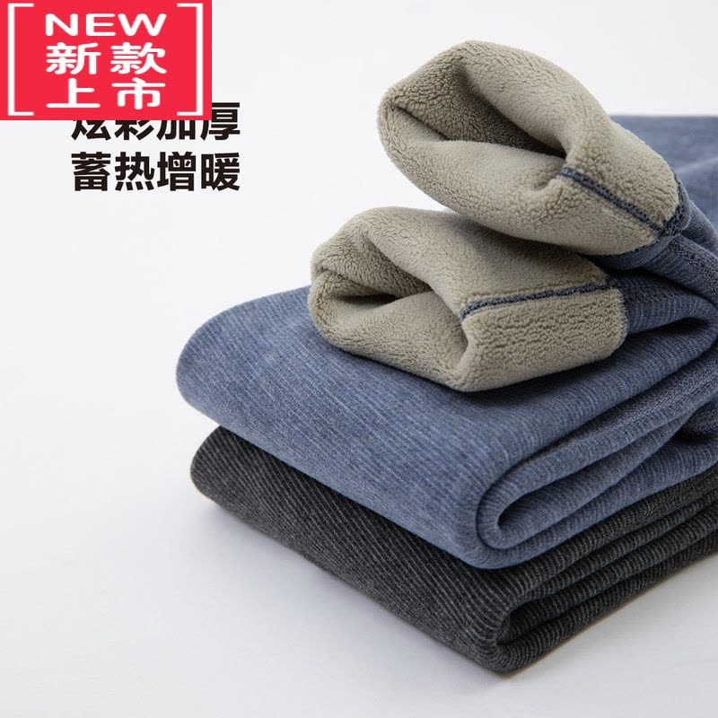 可莉允男童保暖裤护膝款高腰弹力内穿裤子2022冬季新款中大童舒适冬图片