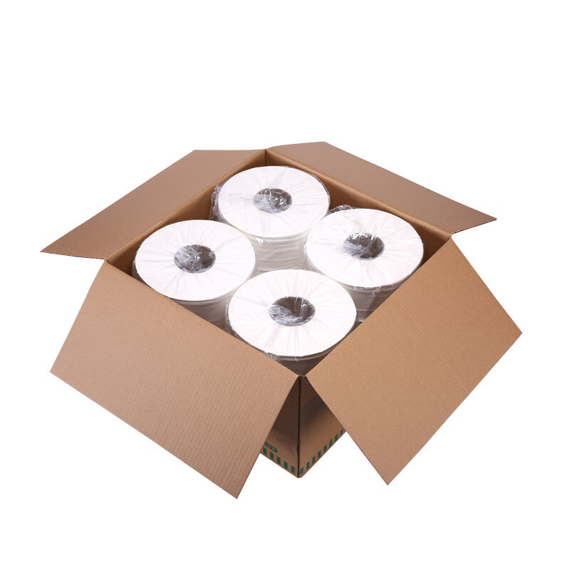 清风2层平纹275米珍宝卷纸12卷卫生纸大盘纸