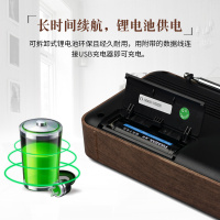 熊猫经典收音机系列T-41复古半导体多波段收音机充电老式广播老年人调频调幅fm短波收音机指针便携台式