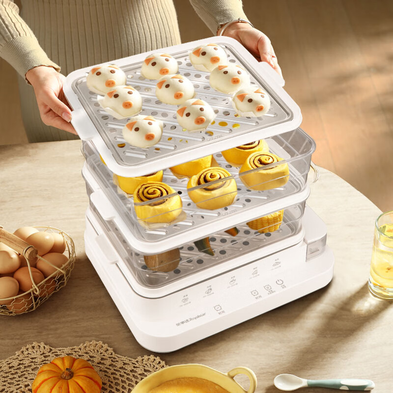 荣事达(Royalstar)多功能电蒸锅外置加水电蒸笼18升大容量多用途锅 RS-ZG833G高清大图