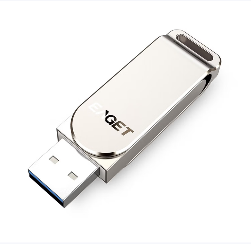 忆捷(Eaget) F60 USB3.0 32GB U盘 高速全金属 金属色