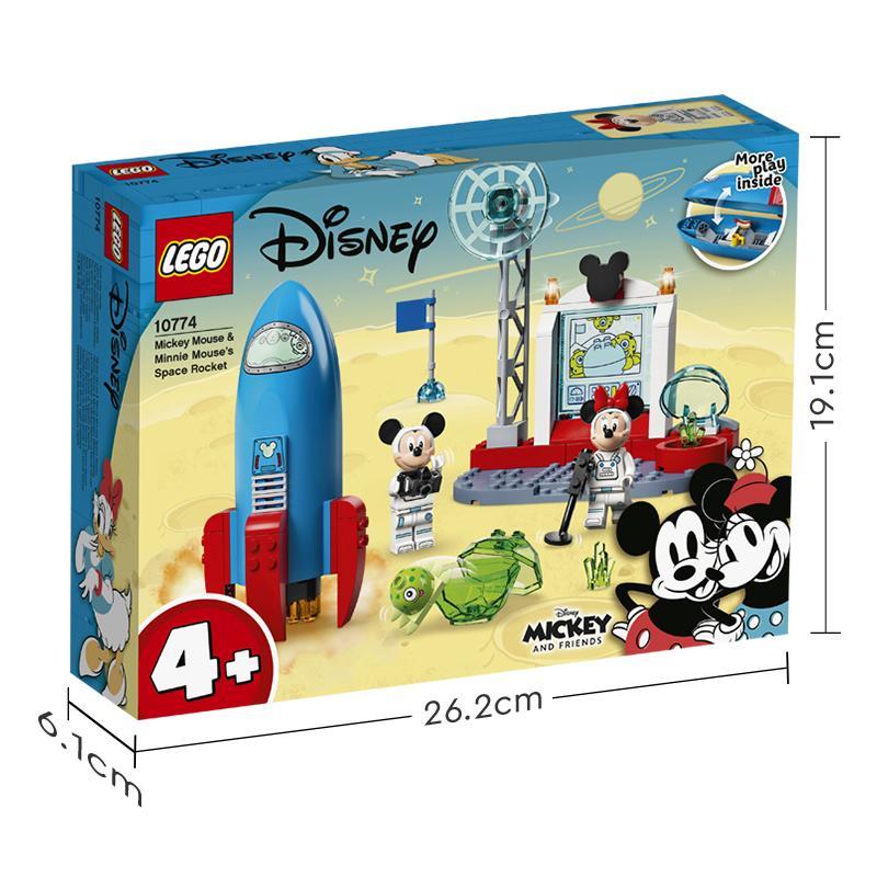 LEGO乐高 迪士尼系列10774米奇和米妮的太空火箭拼搭玩具拼插积木