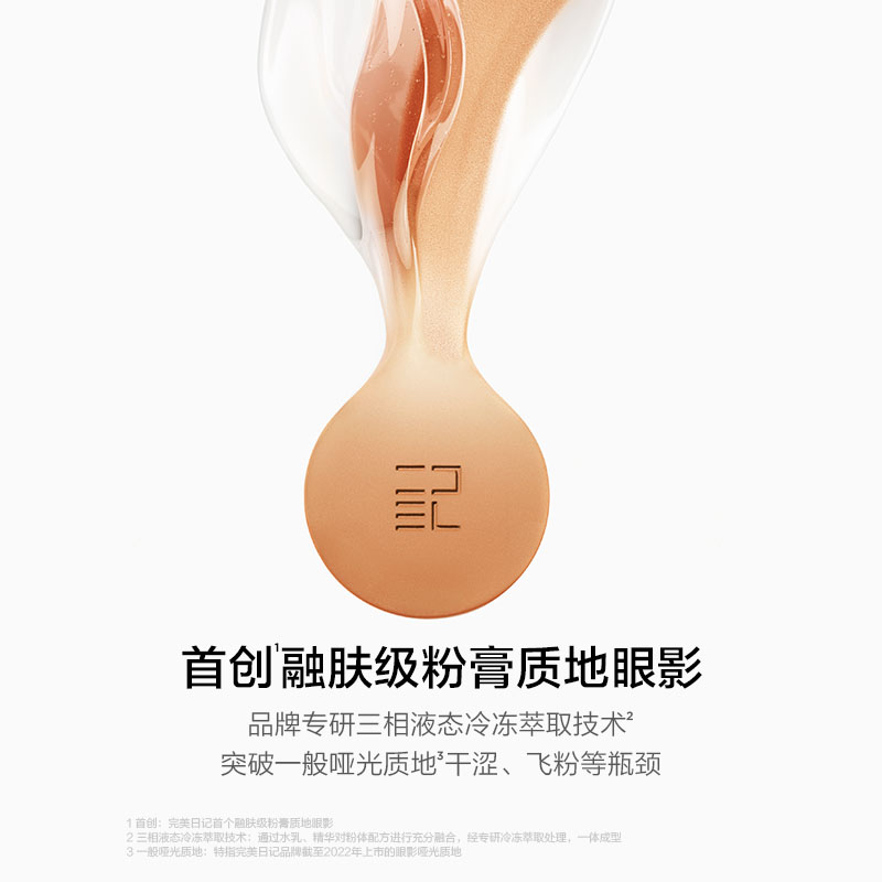 完美日记(PERFECT DIARY) 四色精萃眼影02时尚裸棕高清大图