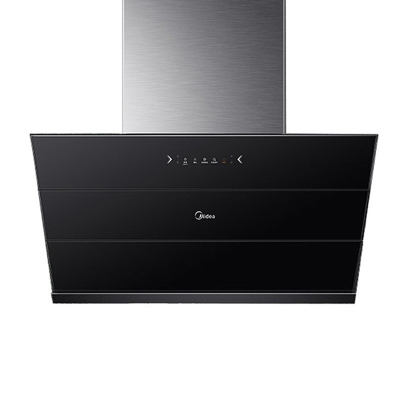 美的(Midea)抽油烟机 22m³大吸力侧吸式变频油烟机单机家用挥手智控高压直喷洗抽烟机CXW-160-JV505