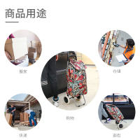 新越昌晖 买菜车手拉车折叠购物车小推车家用行李车拉杆车便携手推车小拖车户外郊游拉货车F51035