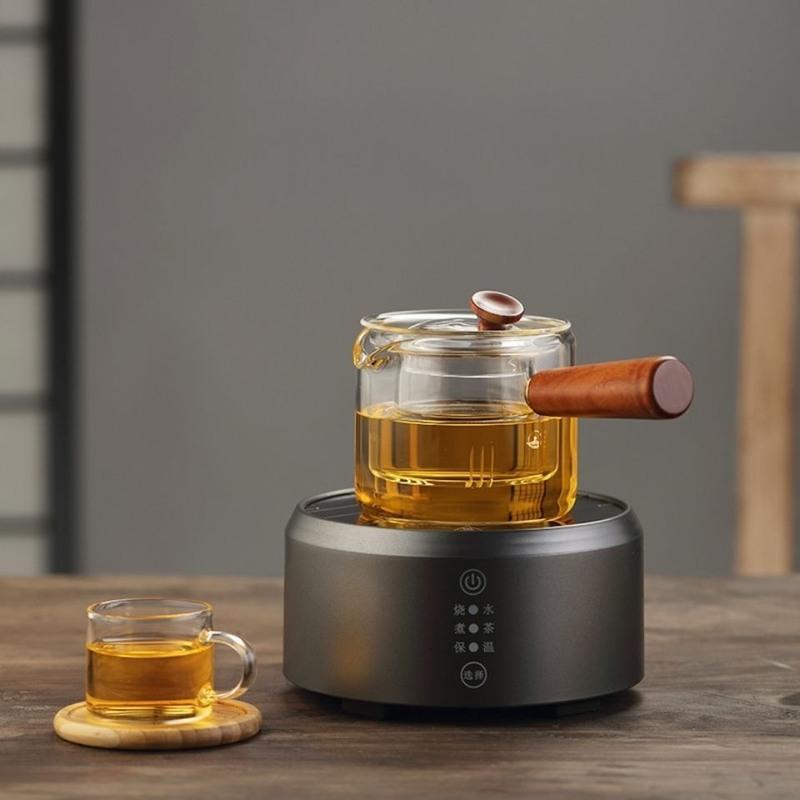 耐热玻璃煮茶壶侧把黑茶小青柑泡茶壶过滤花茶壶泡茶器冲茶器
