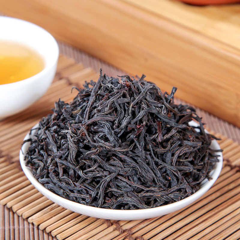 润虎茶叶礼盒武夷红茶正山小种年货节小罐茶叶礼盒装225g