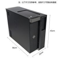戴尔(DELL)T7920图形工作站深度学习智慧城市有限元分析电脑主机 金牌5218R 64G丨512G+4T丨RTX4000
