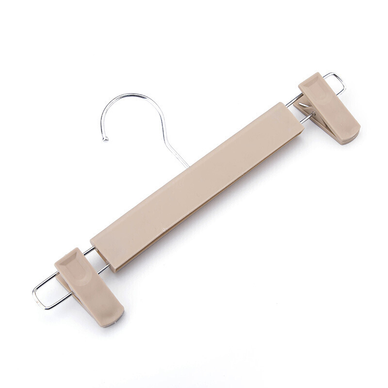 裤子架素色塑料防风裤架裤夹子家用防滑裤挂衣架收纳裤架子颜色随机一