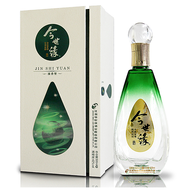 今世缘 生态地球 42度 500ml 单瓶 浓香型 白酒