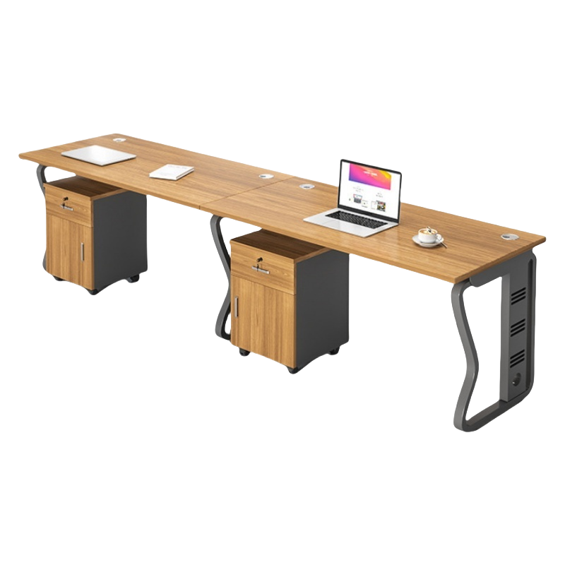 晨磊 办公工位 二人位含柜240*60*75cm 套高清大图