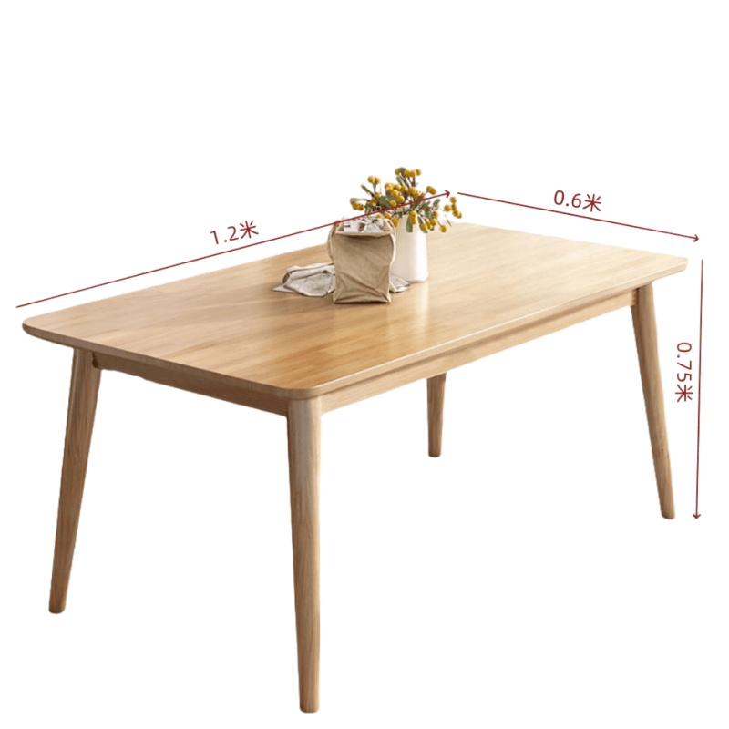 鑫木樽餐桌120*60*75cm张高清大图