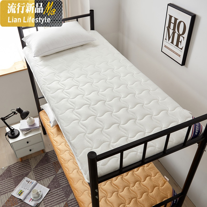 网红床垫学生宿舍榻榻米单人上下铺软垫0.9薄款家用可折叠 三维工匠