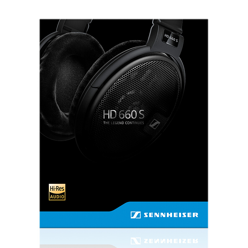 森海塞尔(Sennheiser)HD660S 开放式动圈头戴式Hi-Fi音乐监听耳机 黑色高清大图