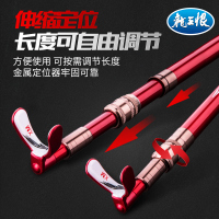 龙王恨新款碳素鱼竿架子支架杆超硬台钓竿杆架钓箱椅炮台支架