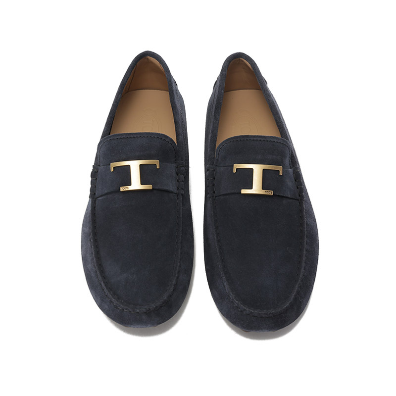 托德斯tods男士绒面革ttimeless麂皮乐福鞋豆豆鞋皮鞋单鞋xxm52k0gw61