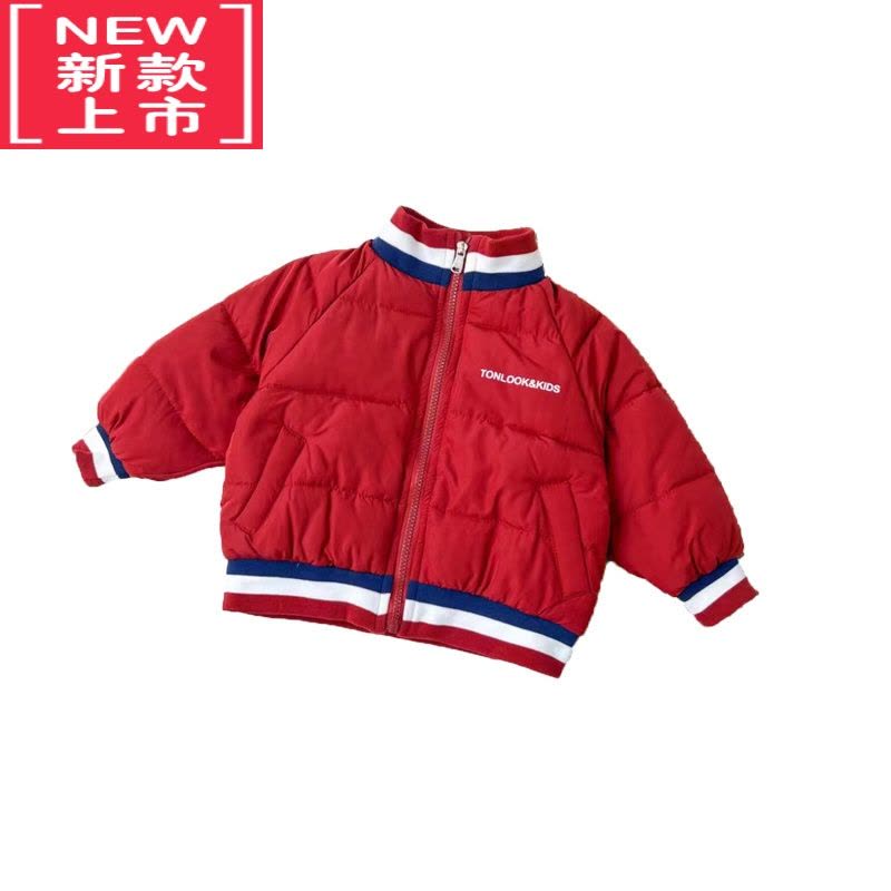 可莉允儿童羽绒棉服2022冬童装夹克衫外套韩版男童棒球衫女童宝宝棉衣潮图片