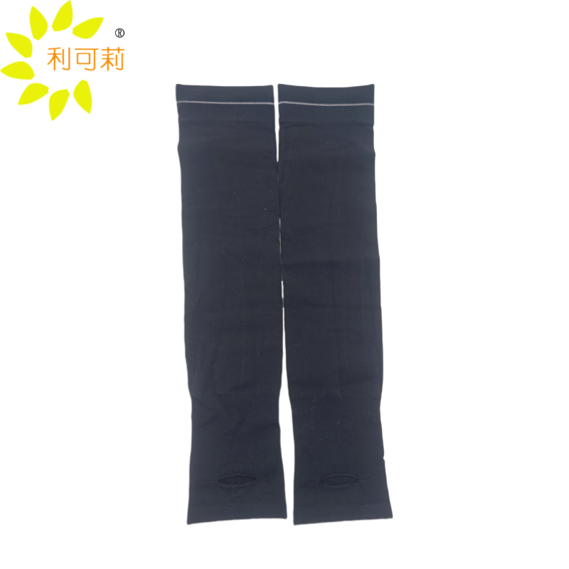 利可莉雪糕冰丝防晒冰袖 黑色A032/双高清大图