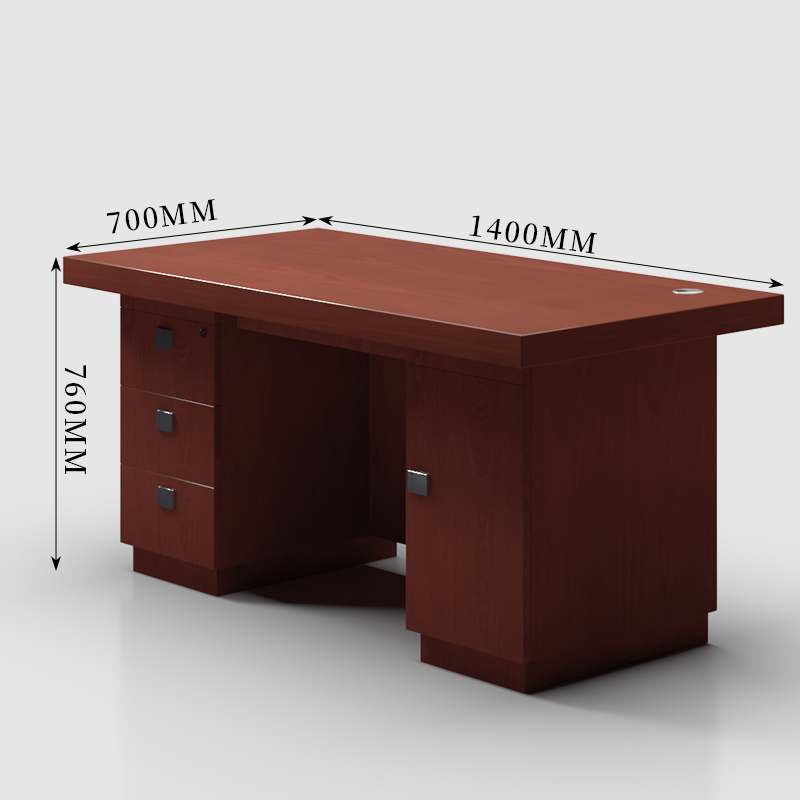 臻远ZY-BGZ-29办公家具油漆办公桌职员电脑桌写字台主管经理桌1.4米