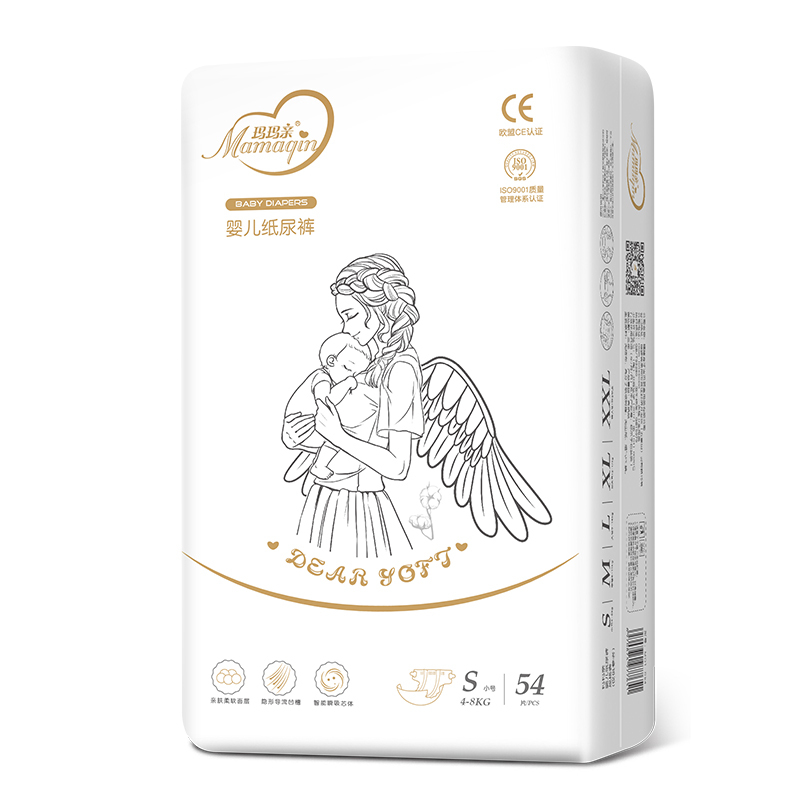 玛玛亲超薄纸尿裤 S码108片 (5--10斤)